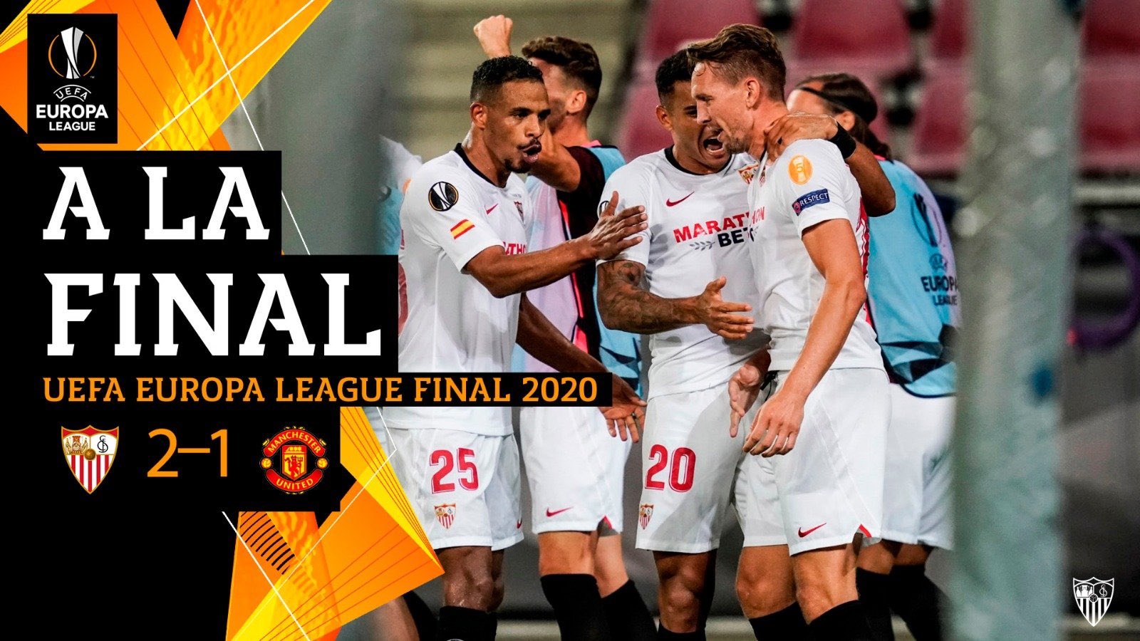 El Sevilla FC pasa a la final de la Europa League tras vencer al Manchester United