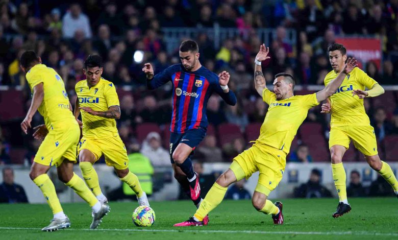 Ferran Torres realizó la jugada del primer gol del Barça en el partido contra el Cádiz. Créditos: FCBarcelona