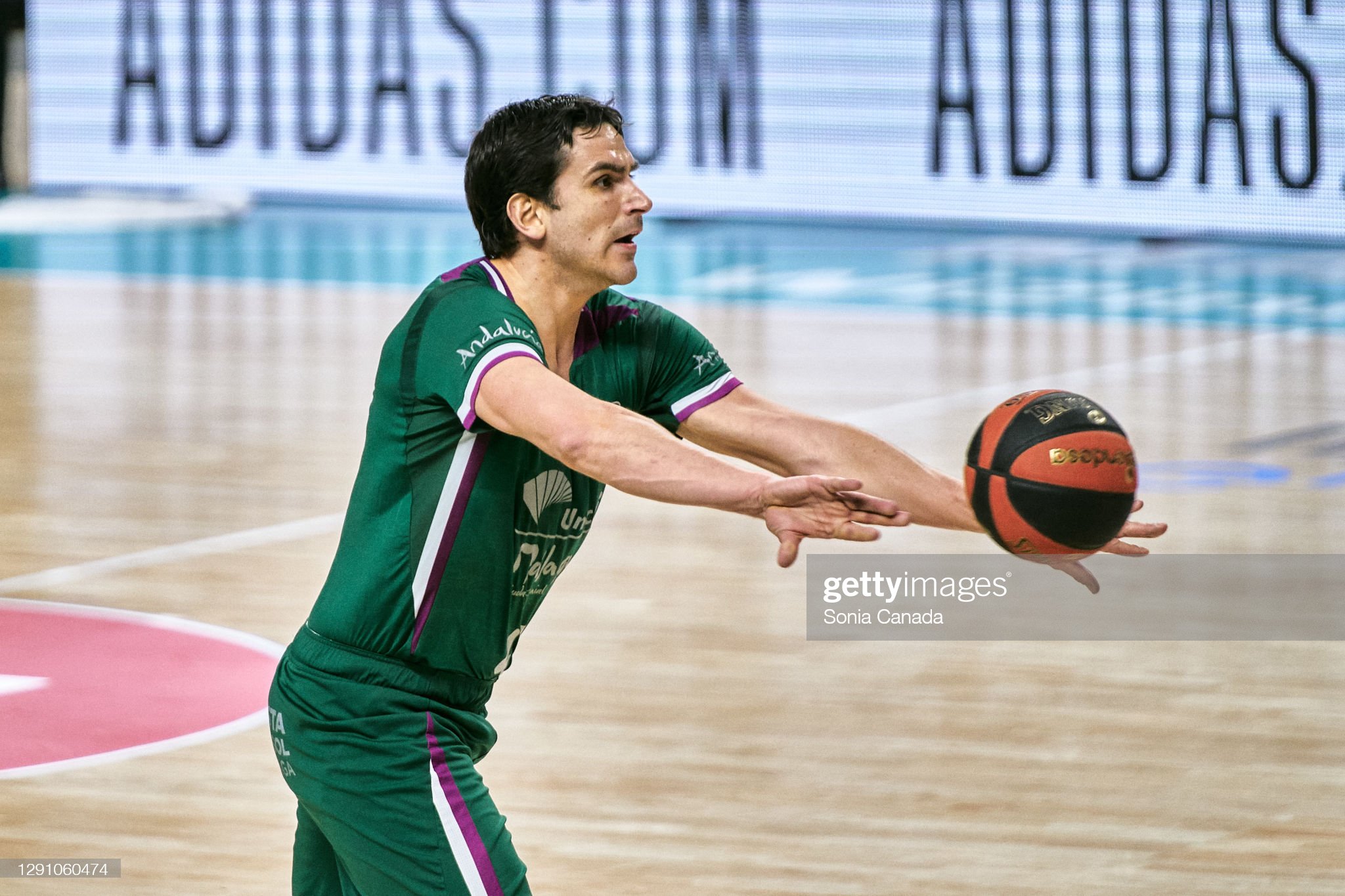 MADRID, SPAIN - DECEMBER 13: Carlos Suarez of Unicaja during the Liga ACB match between Real Madrid and Unicaja at Wizink Center on December 13, 2020 in Madrid, Spain. (Photo by Sonia Canada/Getty Images)