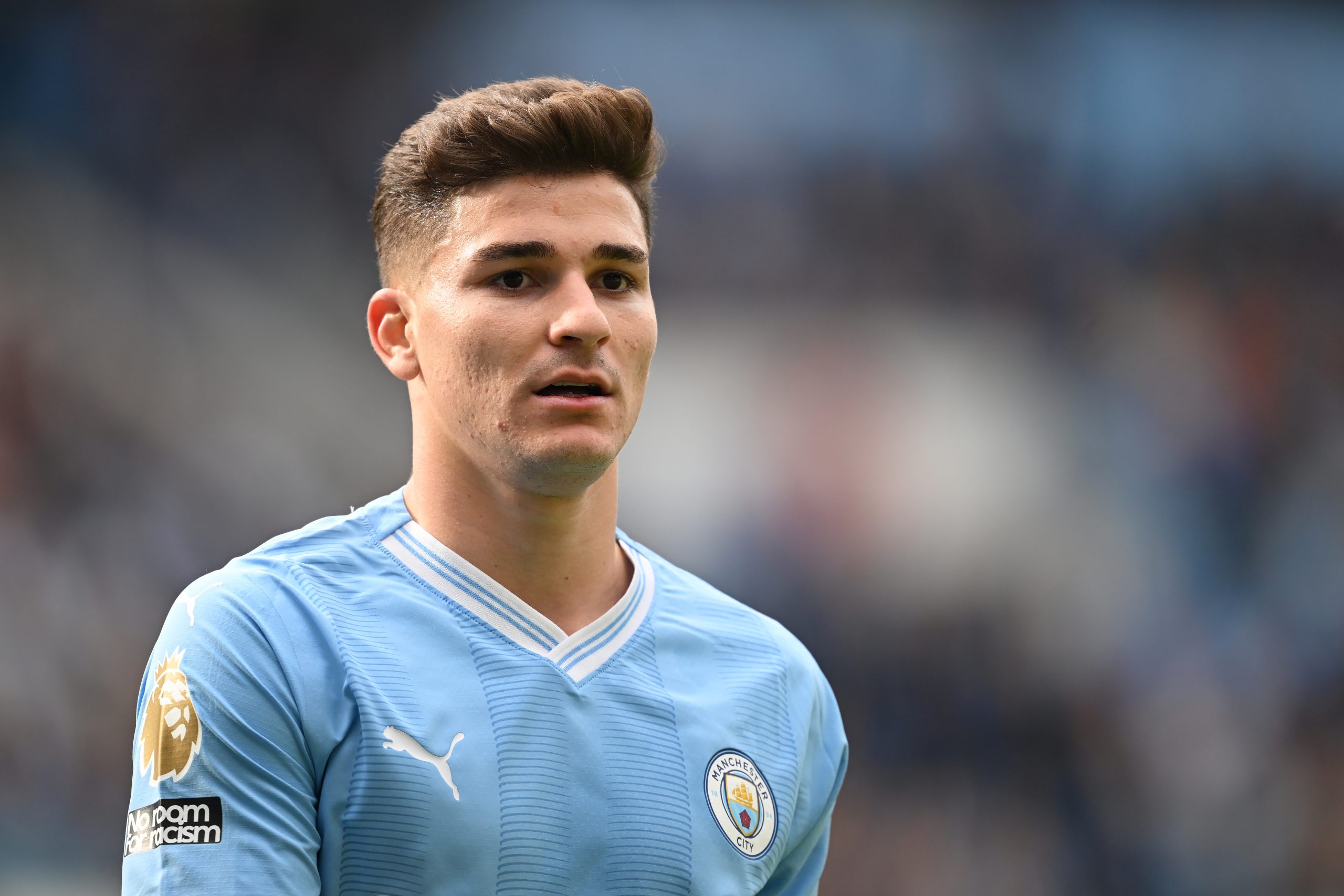 Julián Álvarez en el Manchester City