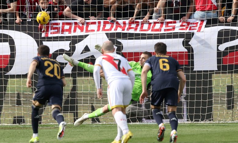 Tras el penalti recibido por el Real Madrid en la pasada jornada contra el Rayo Vallecano se rompe una increíble estadística.