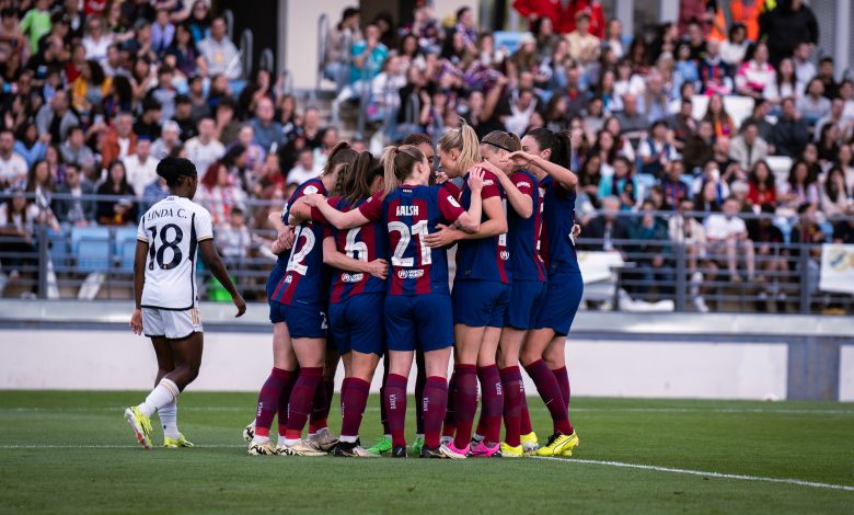 Real Madrid vs FC Barcelona Femenino. Imagen vía: Alejandro Osado/ VIP Deportivo.