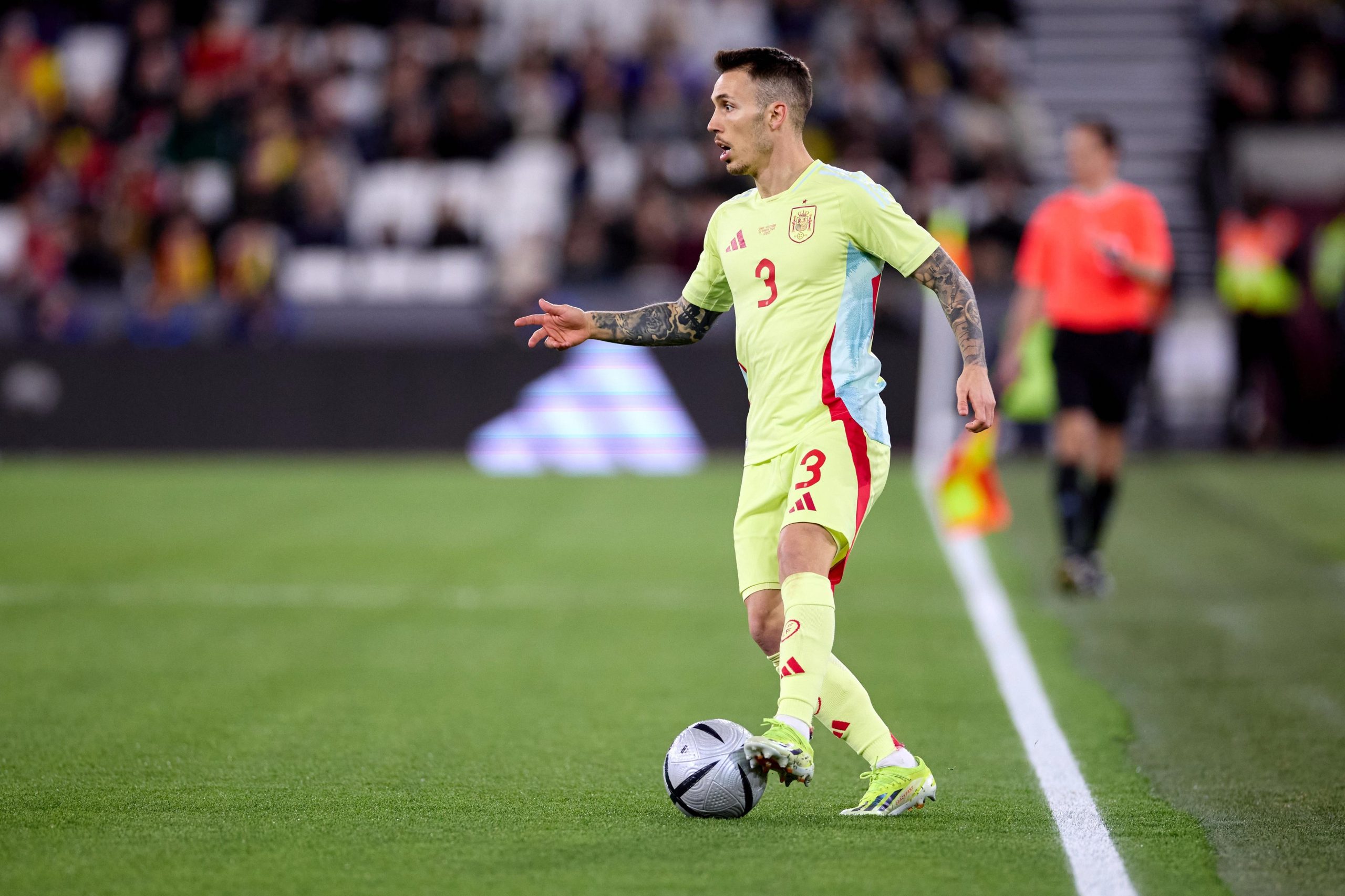 Alejandro Grimaldo. Imagen vía: Selección Española.