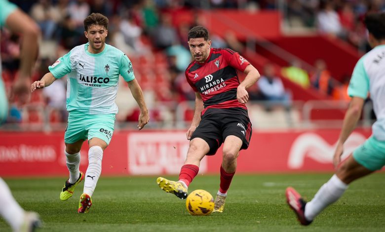Mirandés - Sporting de Gijón. Imagen vía: Mirandés.