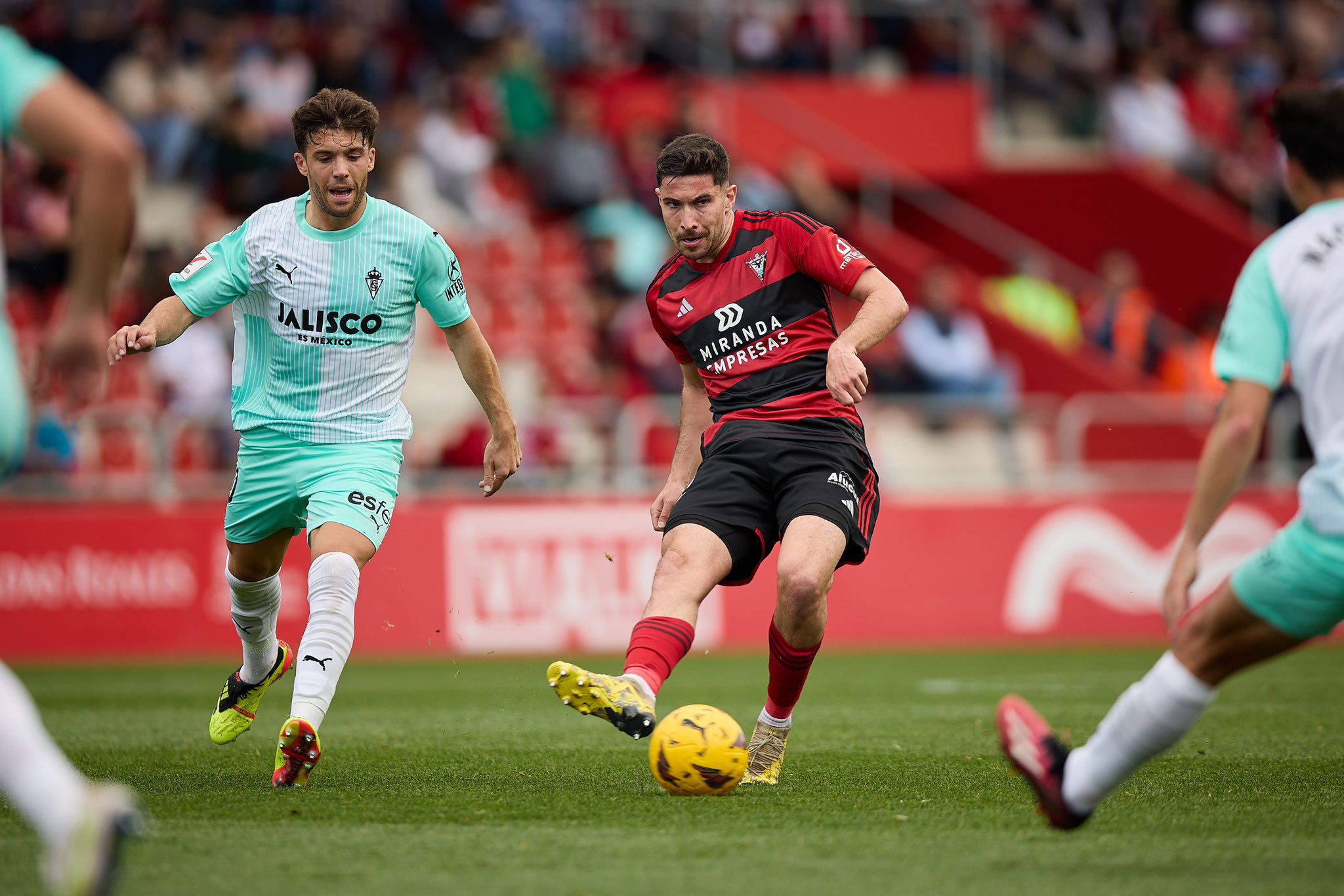Mirandés - Sporting de Gijón. Imagen vía: Mirandés.