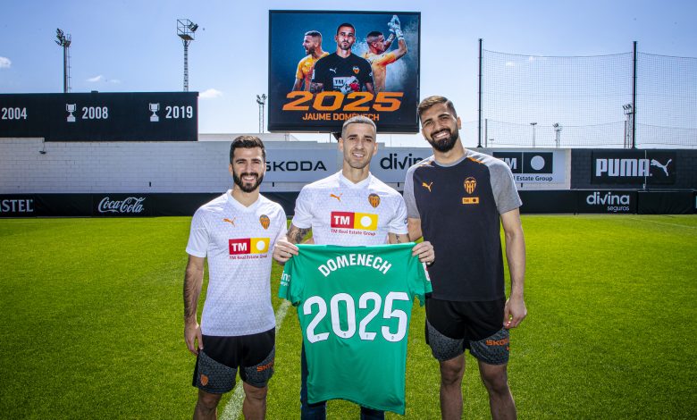 Jaume Domènech. Imagen vía. Valencia CF.
