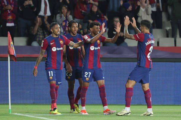 La celebración del primer gol
