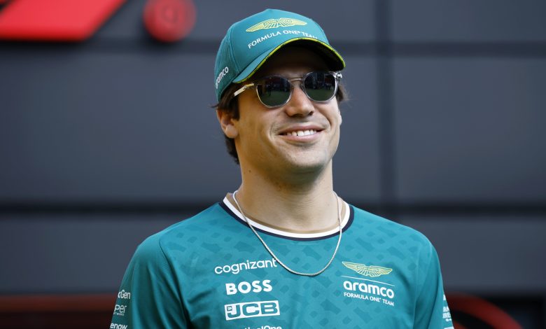 BARCELONA, SPAIN - JUNE 22: Lance Stroll of Canada and Aston Martin F1 Team looks on in the Paddock prior to final practice ahead of the F1 Grand Prix of Spain at Circuit de Barcelona-Catalunya on June 22, 2024 in Barcelona, Spain. (Photo by Chris Graythen/Getty Images)