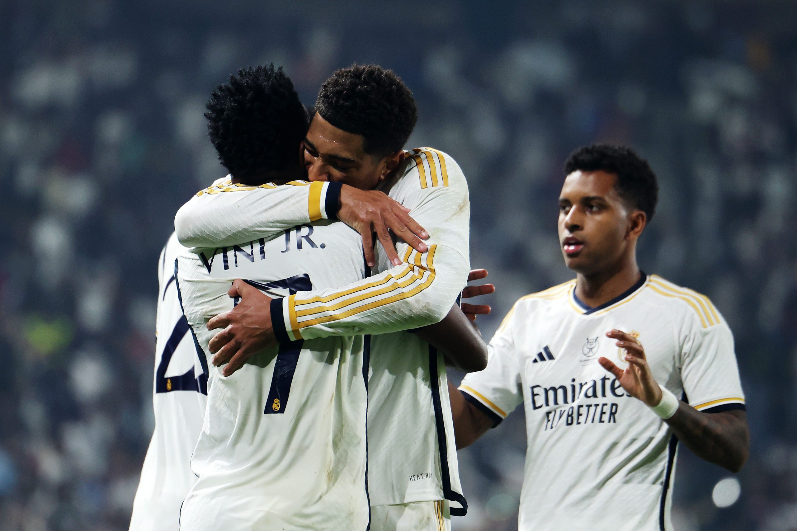 Vinícius Júnior, Jude Bellingham y Rodrygo