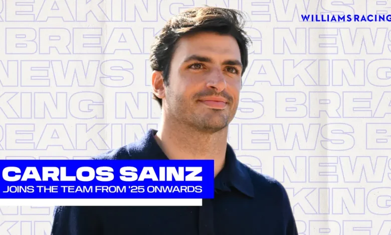 Fichaje de Carlos Sainz por Williams Racing. Fuente: Williams