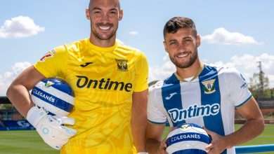 Dmitrovic y Óscar Rodríguez. CD Leganés.