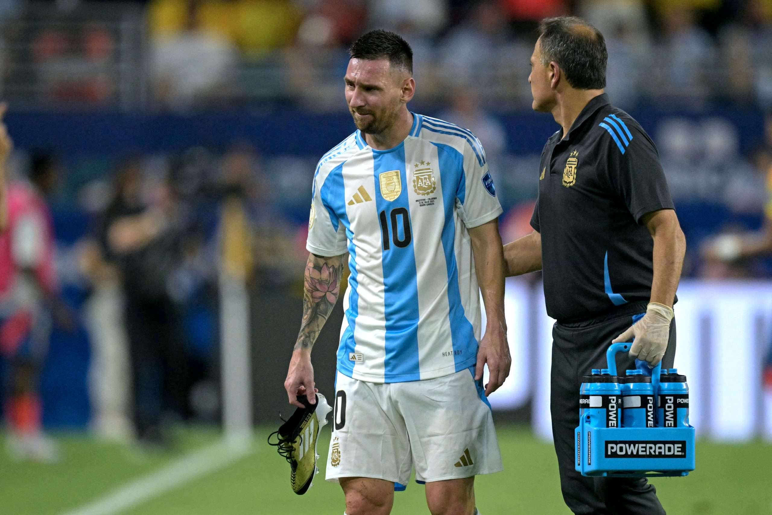Messi no es convocado con la Selección Argentina