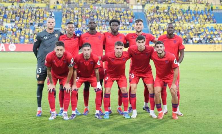 El Sevilla FC en su primer partido de la temporada