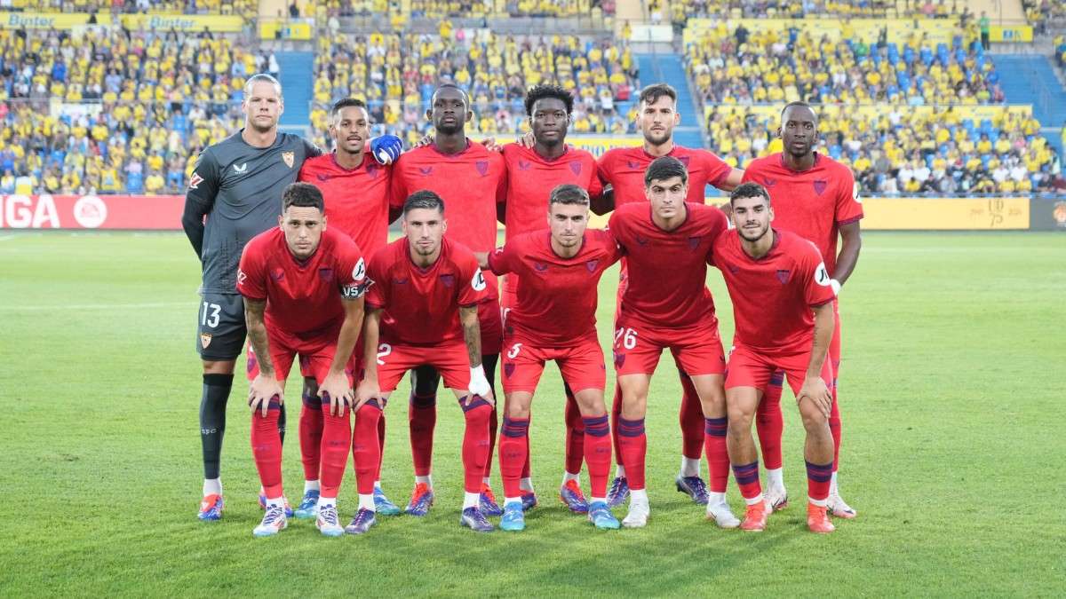 El Sevilla FC en su primer partido de la temporada