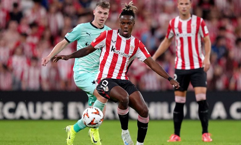 Athletic, Slavia de Praga, Europa League, Nico Williams