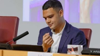 Salva Otero en la presentación de La Pasión de un Soñador