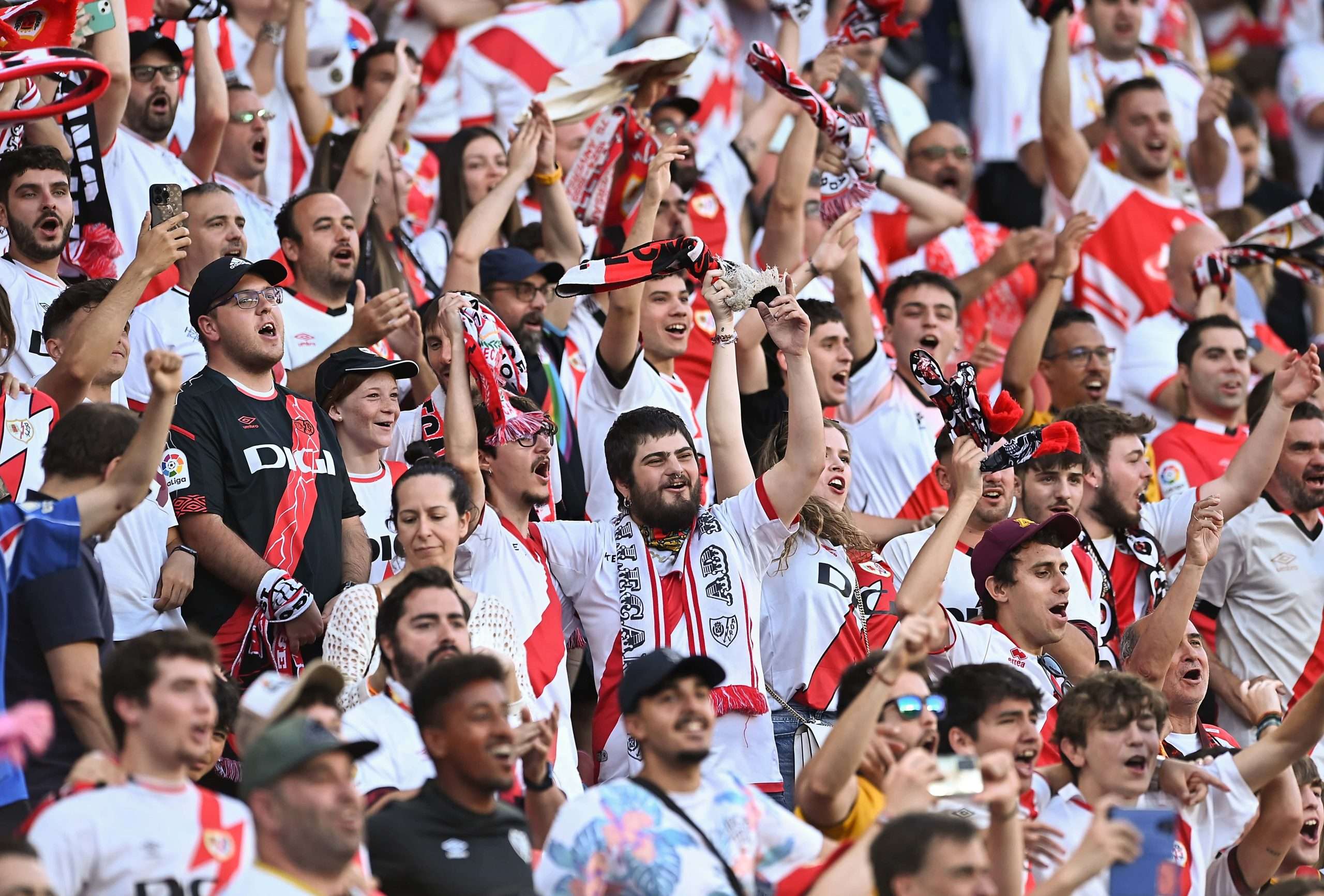 Vallecas, afición, LaLiga, Rayo Vallecano