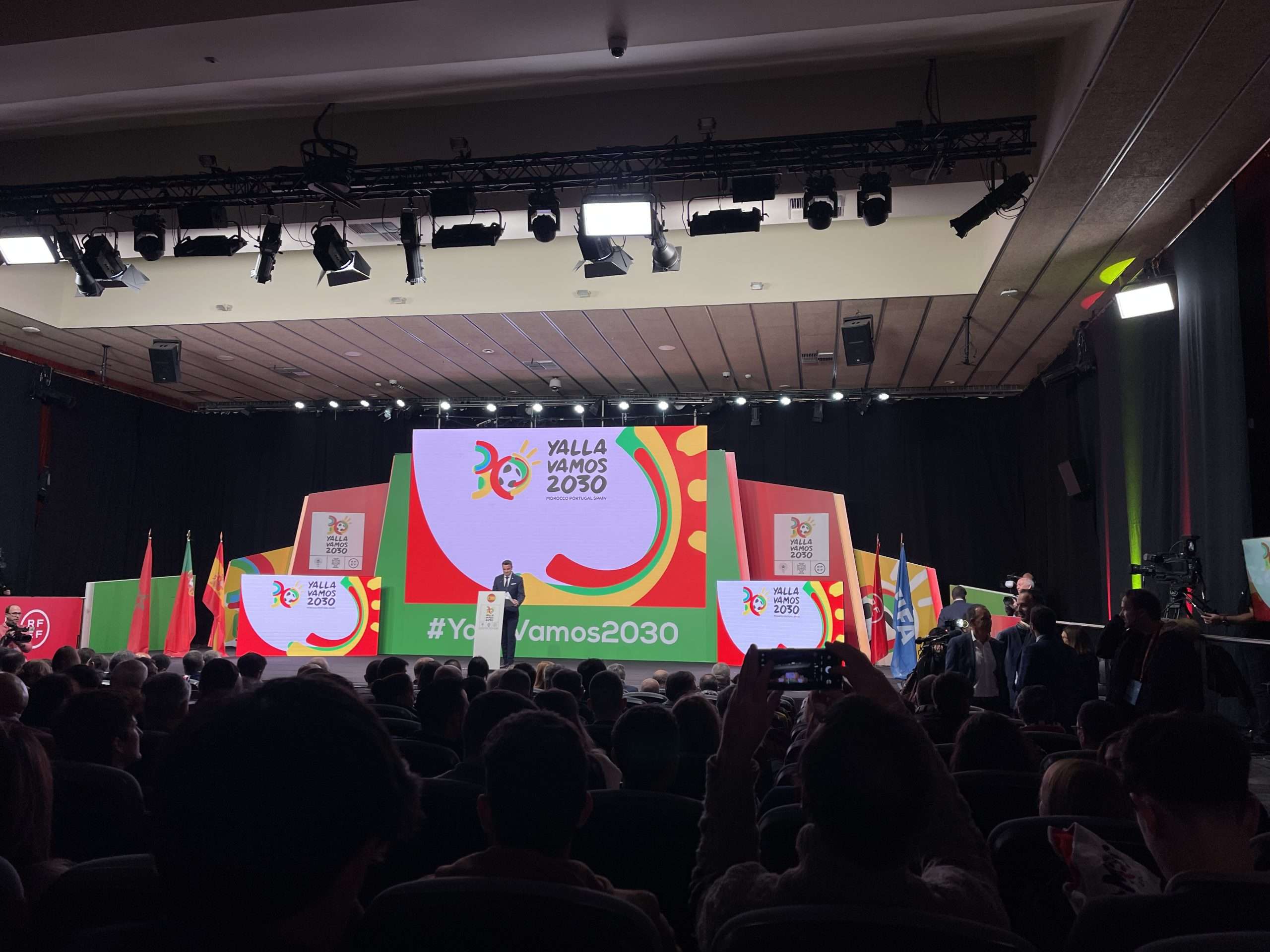 YallaVamos30 en la sede de la RFEF. Fuente: Carolina Martínez, VIP Deportivo