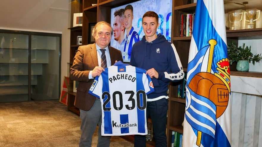 Jon Pacheco. Real Sociedad.