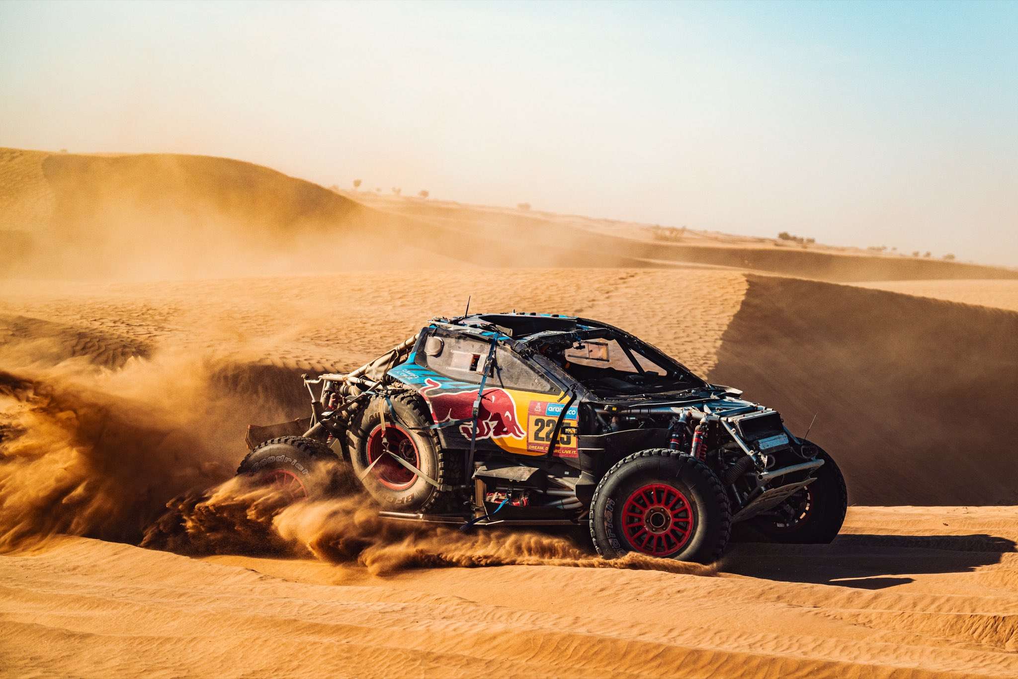 Carlos Sainz en el Dakar. Fuente: Twitter Ford Performance