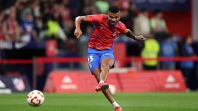 Reinildo Mandava como jugador del Atlético de Madrid