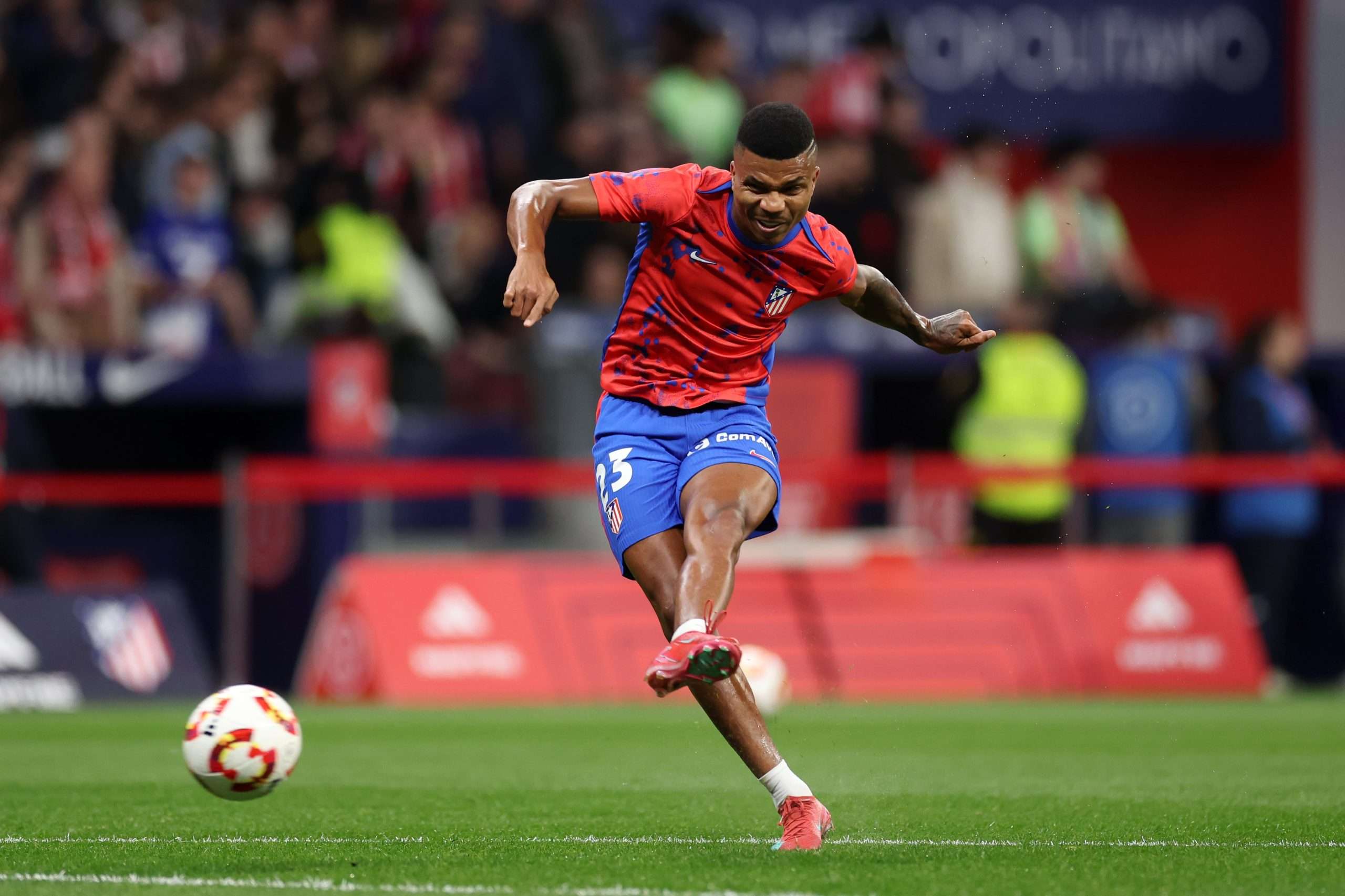 Reinildo Mandava como jugador del Atlético de Madrid