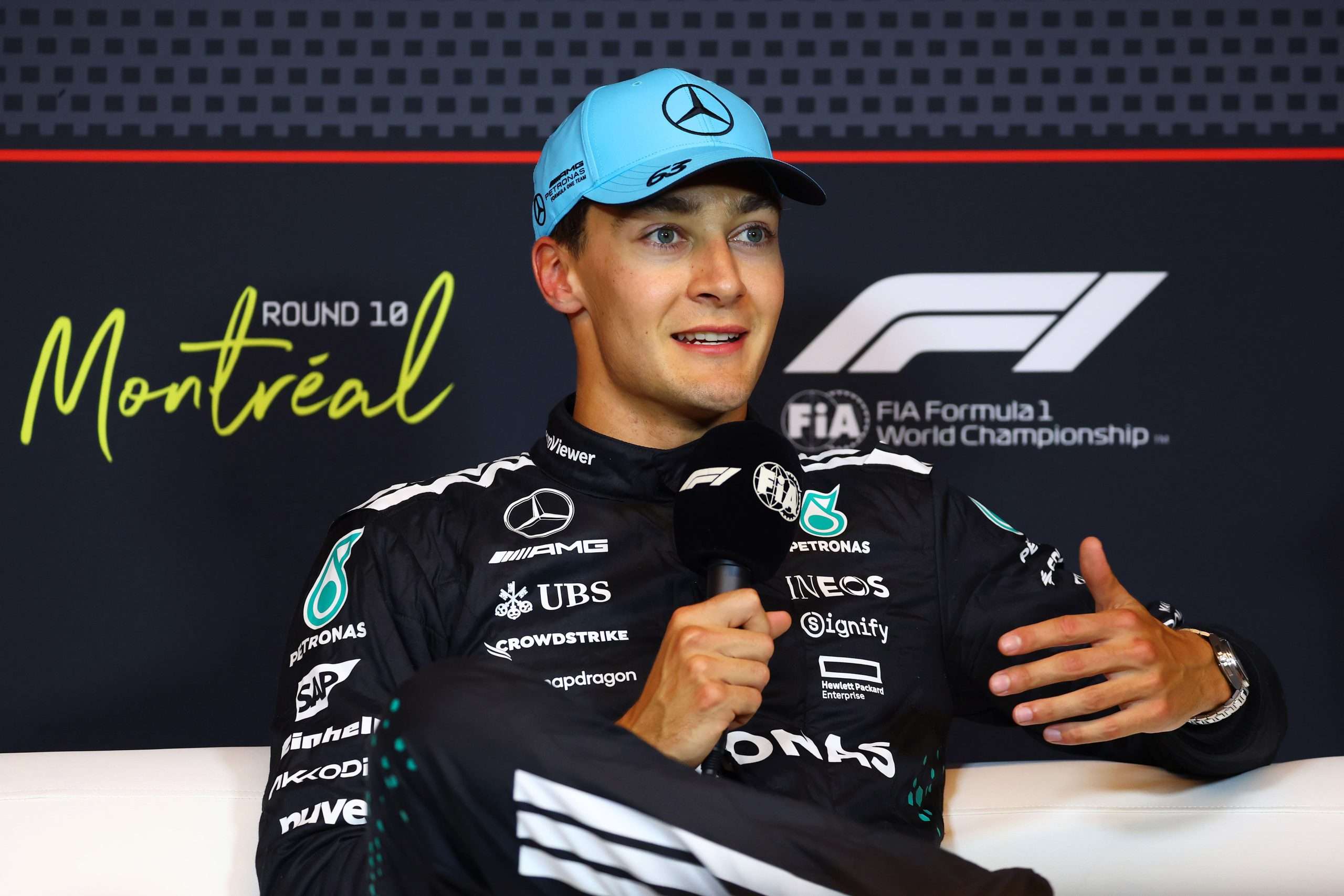 George Russell pole en Canadá