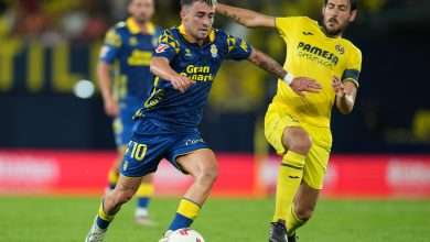 Moleiro en el partido Villareal CF - UD Las Palmas