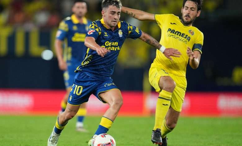 Moleiro en el partido Villareal CF - UD Las Palmas
