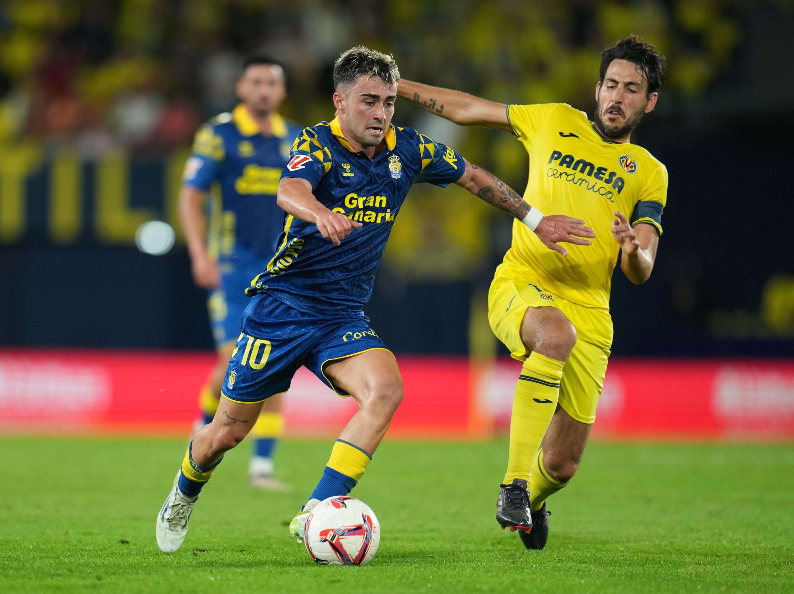 Moleiro en el partido Villareal CF - UD Las Palmas