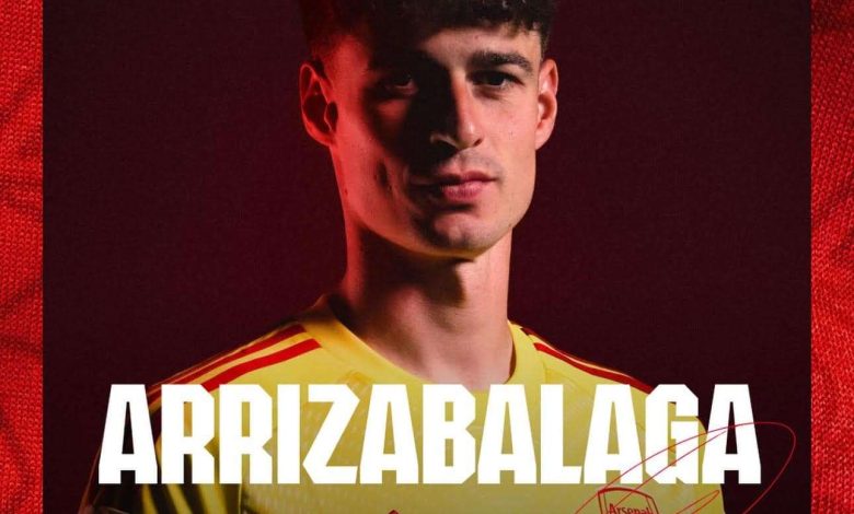 Presentación Kepa Arrizabalaga con el Arsenal