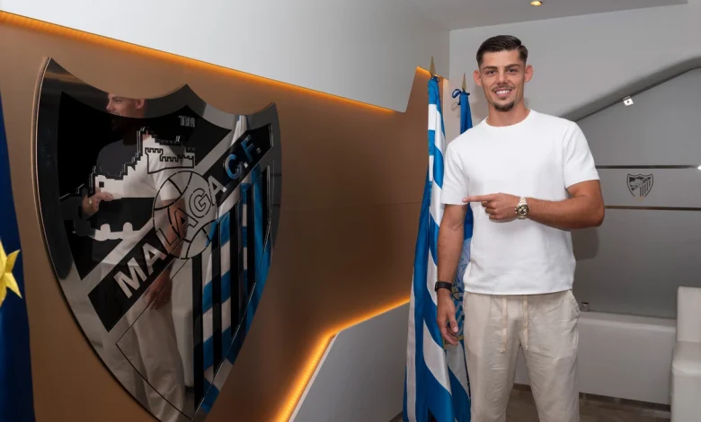 Javi Montero presentado como nuevo jugador del Málaga CF