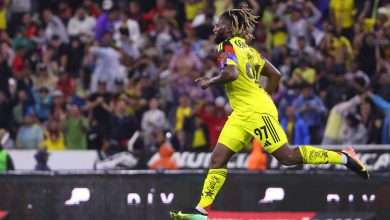 Allan Saint-Maximin portando el número 97 con las 'Águilas' del América