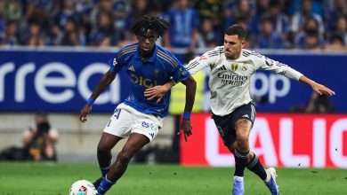 Dani Ceballos frente al Oviedo