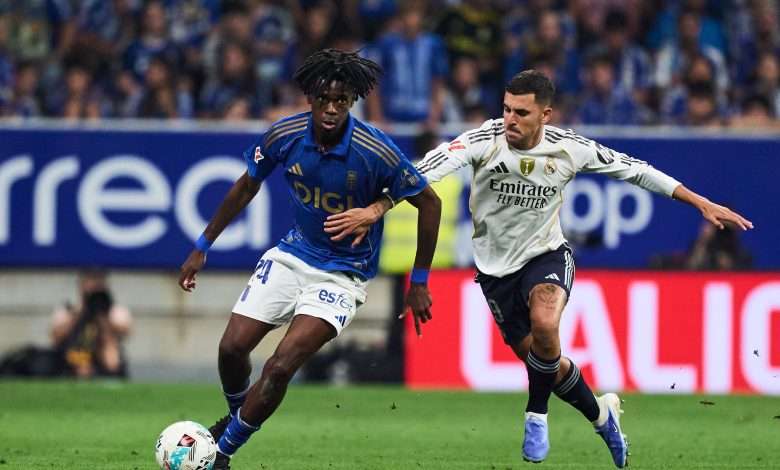 Dani Ceballos frente al Oviedo