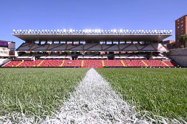 MADRID, SPAIN - SEPTEMBER 21: General view inside the stadium during the LaLiga EA Sports match between Rayo Vallecano de Madrid and RC Celta de Vigo at Estadio de Vallecas on September 21, 2025 in Madrid, Spain.