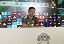 Xabi Alonso en rueda de prensa