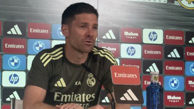 Xabi Alonso en rueda de prensa previa al derbi madrileño