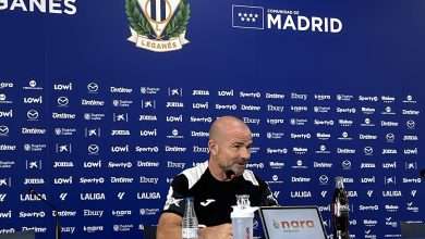Paco López en la rueda de prensa