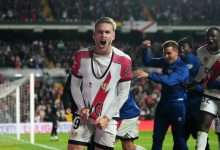 Victoria agónica del Rayo Vallecano con un gol de Alemão en el minuto 90 en su encuentro ante el Deportivo Alavés.