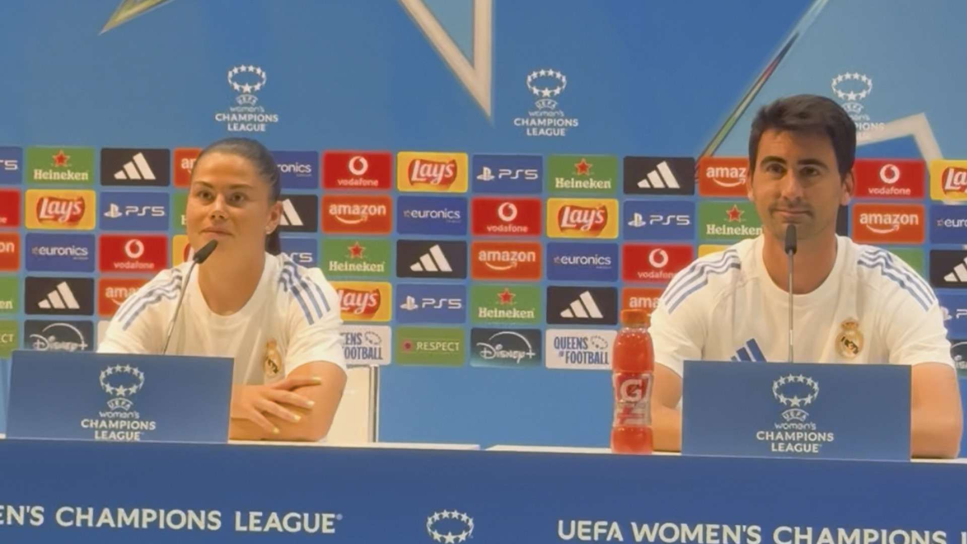 Pau Quesada y María Méndez en Rueda de prensa previa