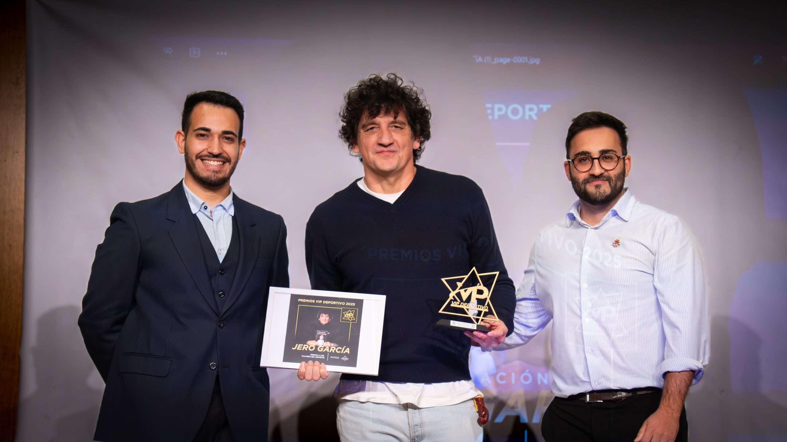 Fundación Jero García, 'Premio a los Valores del Deporte' en VPD25. Imagen vía: VIP Deportivo.