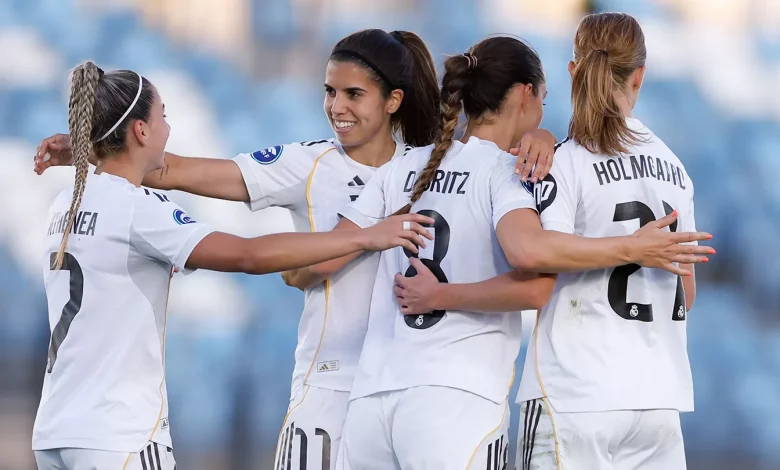 Partido del Real Madrid Femenino en el Estadio Alfredo Di Stéfano, enero 2026.