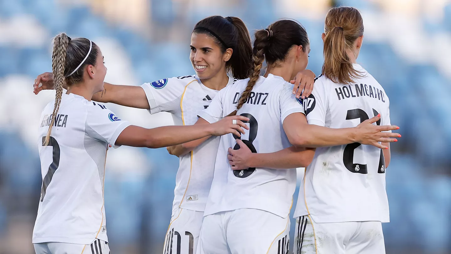 Partido del Real Madrid Femenino en el Estadio Alfredo Di Stéfano, enero 2026.