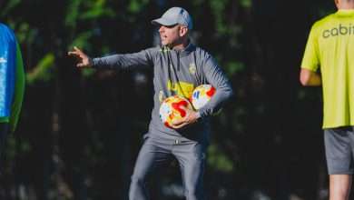 Jose Alberto en el entrenamiento.