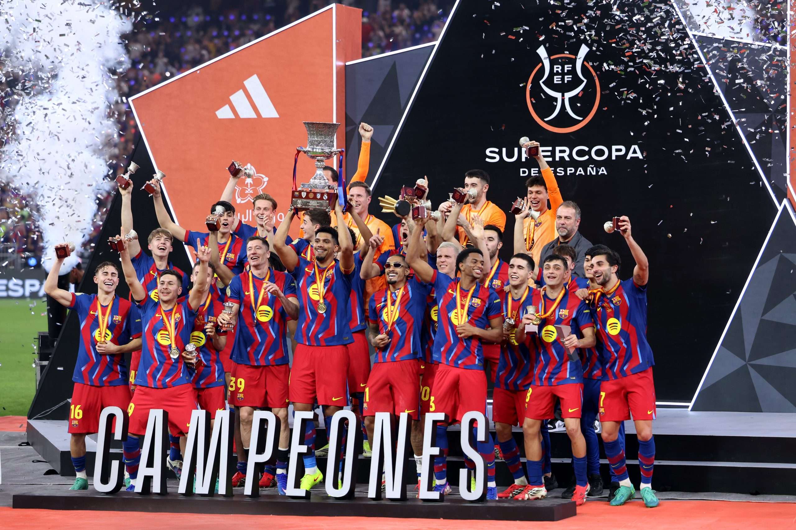 El Barça campeón de la Supercopa