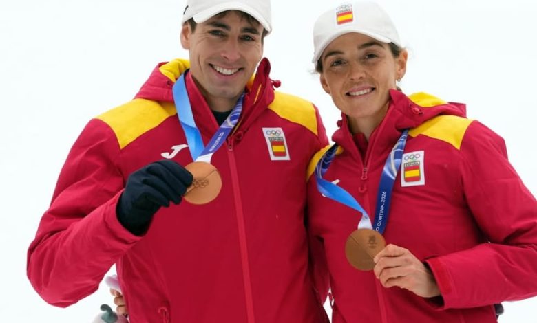 Los atletas españoles ganan el bronce en esquí mixto