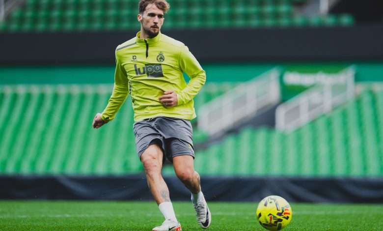 Pablo Ramón entrenando