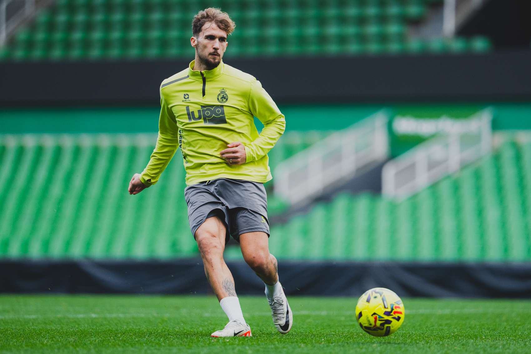 Pablo Ramón entrenando