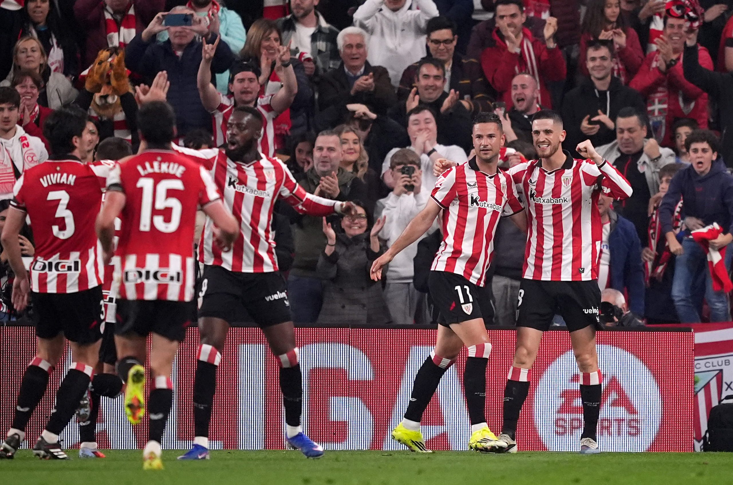 Sancet celebra su gol frente al Betis